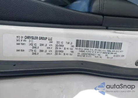 2011 Dodge Durango Crew from USA, damaged, VIN 1D4SD4GT0BC648317